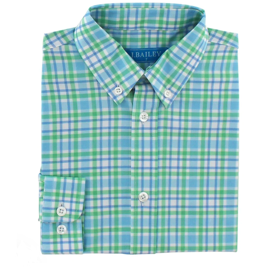 Roscoe Performance Button Down - Keylime