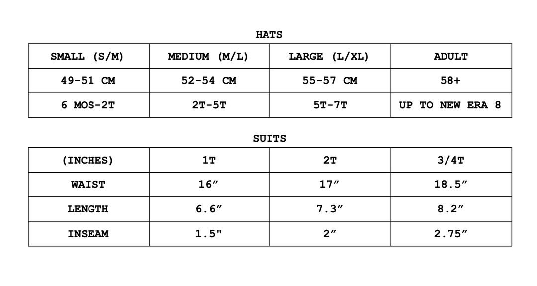 Cash & Co Size Chart Katiebug's Childrens Boutique