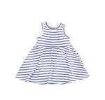 Vintage Striped Tank Dress- Navy Stripe