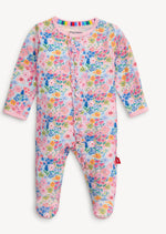 Magnetic Ruffle Footie- Lily