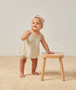 Smocked Tank and Bloomer Set - Sage Stripe