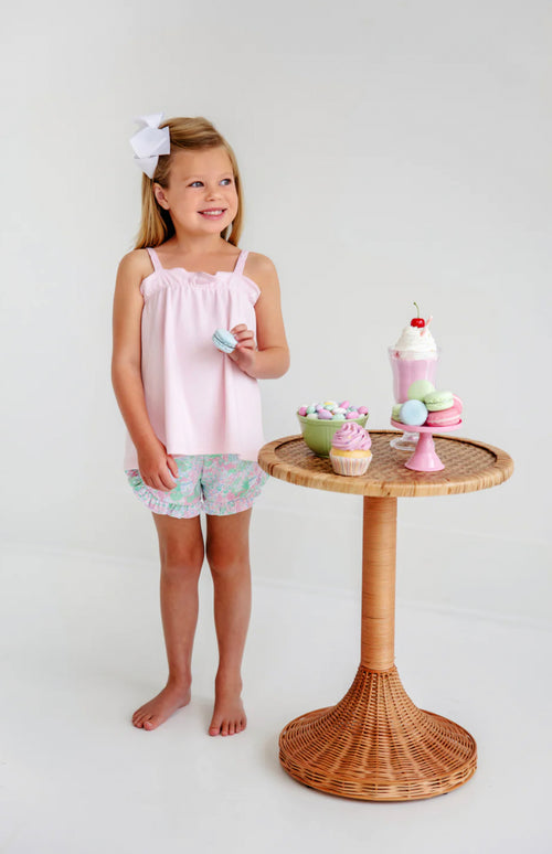 Lainey's Little Top- Palm Beach Pink