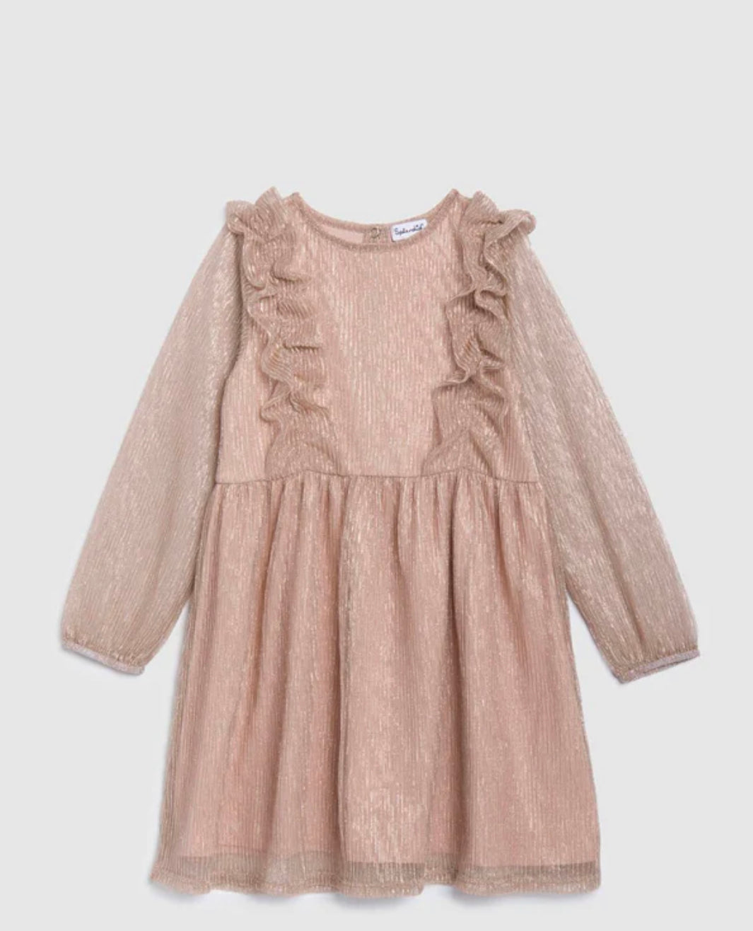 Shimmer Dress- Champagne Rose
