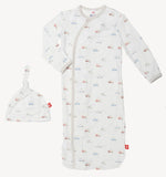 Magnetic Sack Gown & Hat Set- Hug Dispatcher