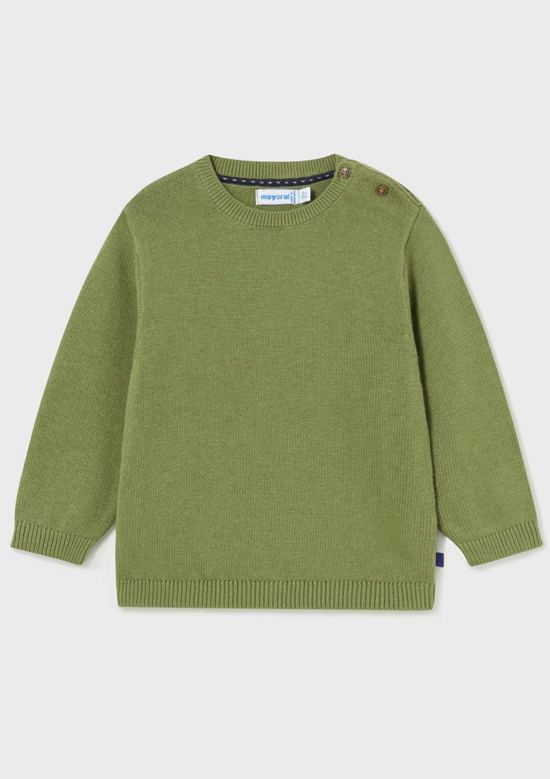 Knit Sweater- Spruce Green