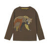 Longsleeve Knit Tee- Wild Bear Olive