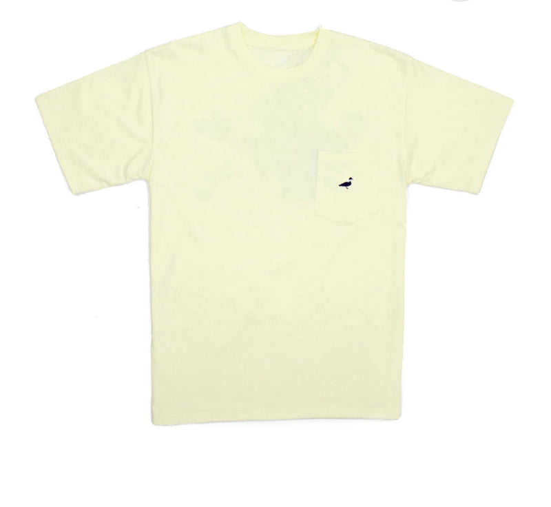 S/S Parker Pocket Tee- Yellow
