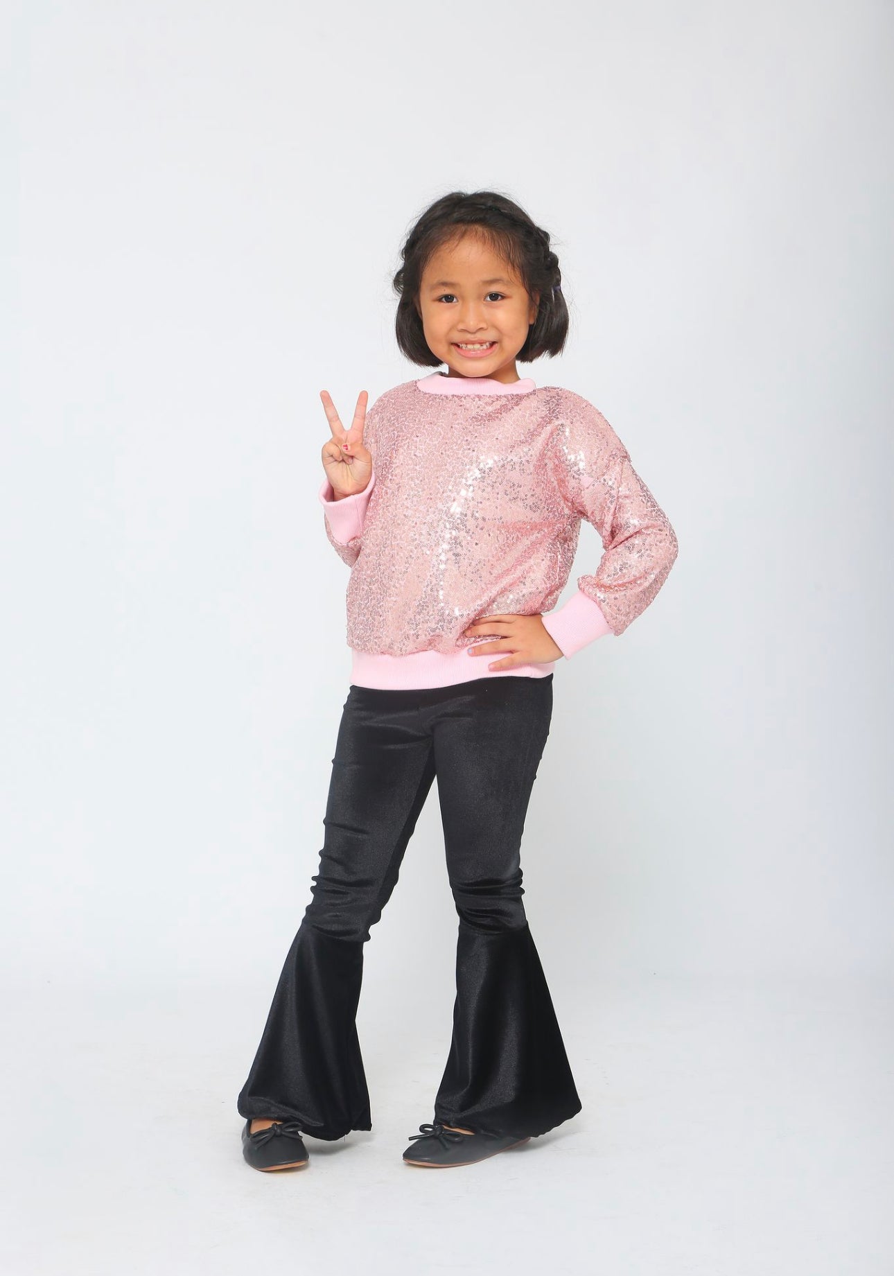 Glitzy Sequin Top- Pink