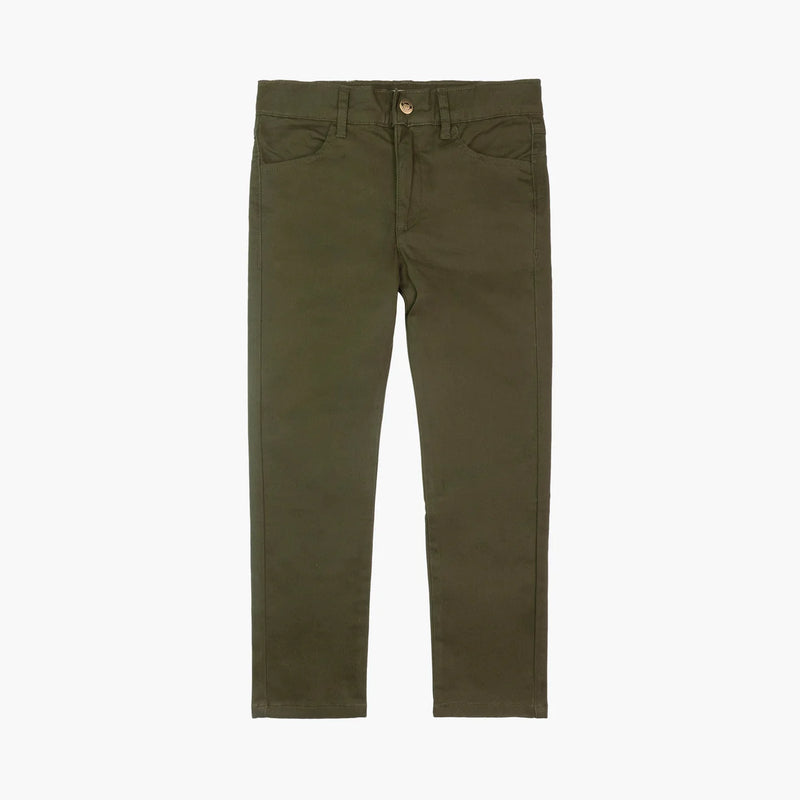 Twill Pant- Military Olive