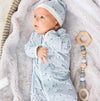 Magnetic Sack Gown & Hat Set - Baa Baa Baby Blue