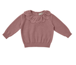 Petal Knit Sweater - Fig