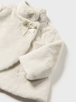Baby Faux Fur Coat - Ivory