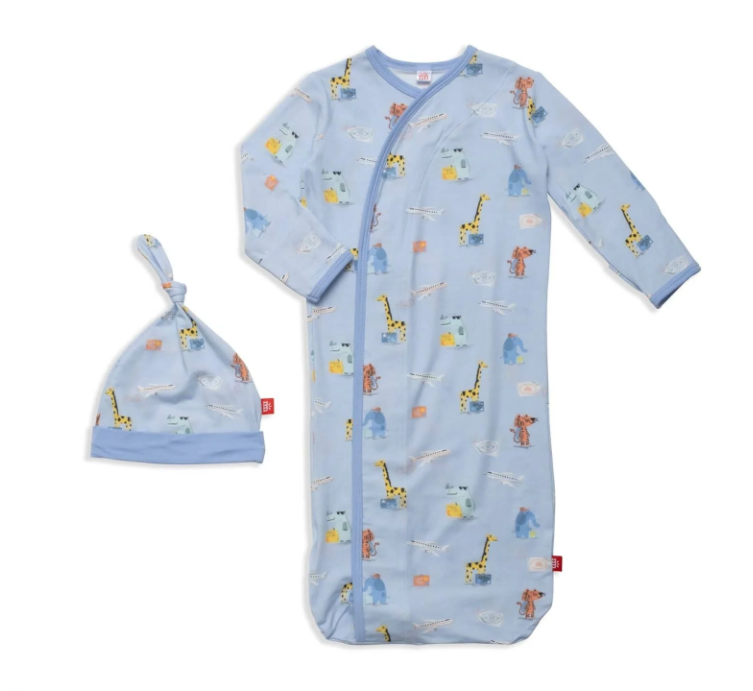 Magnetic Sack Gown & Hat Set - Ready Jet Go