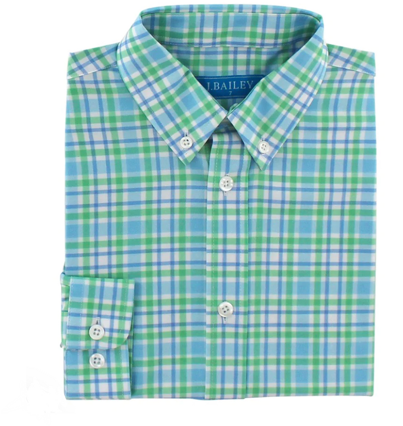 Roscoe Performance Button Down - Keylime