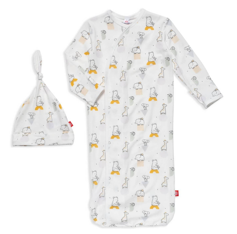 Magnetic Sack Gown & Hat Set - New Kid on the Block