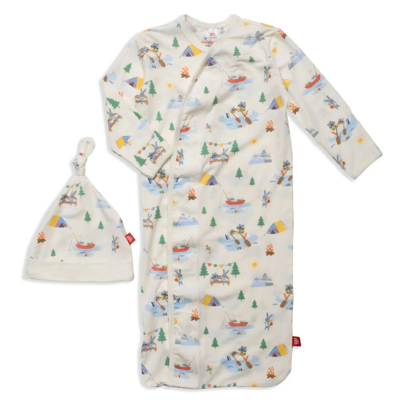 Magnetic Sack Gown & Hat Set - Lake You A Lot