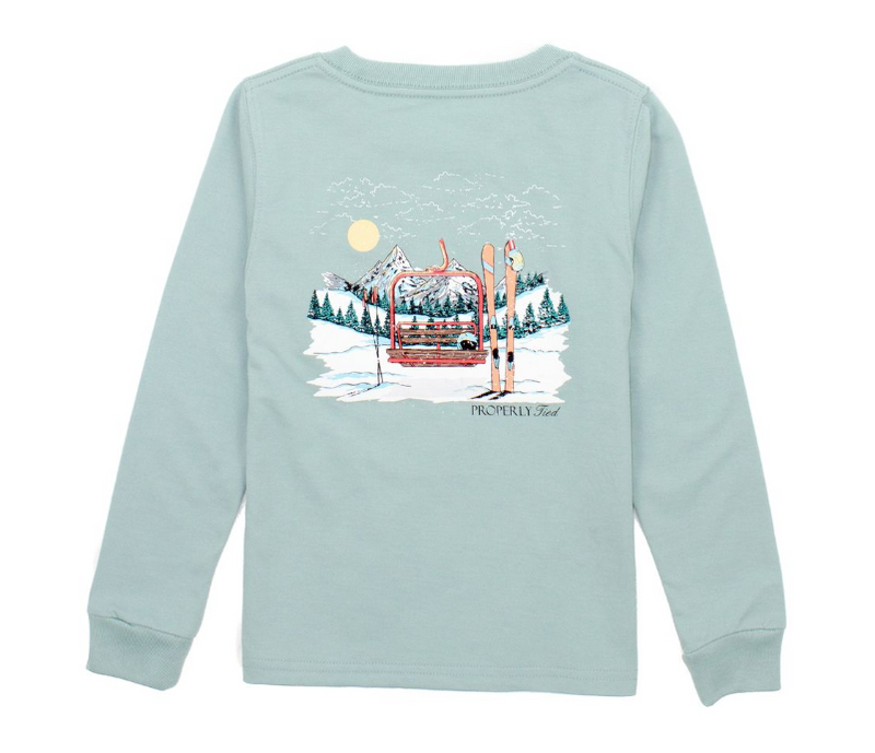 L/S Ski Lift - Marine Mist