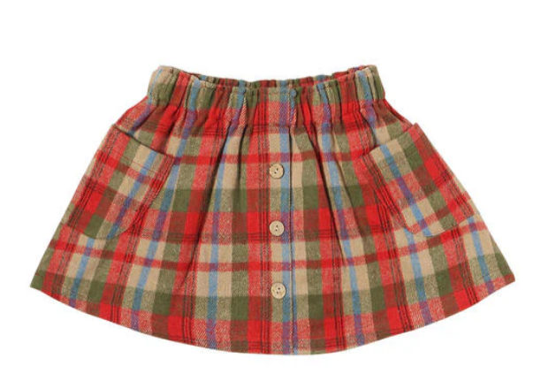 Jaycee Skirt - Autumn Plaid