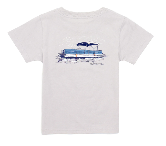 S/S Party Barge - Ice Grey