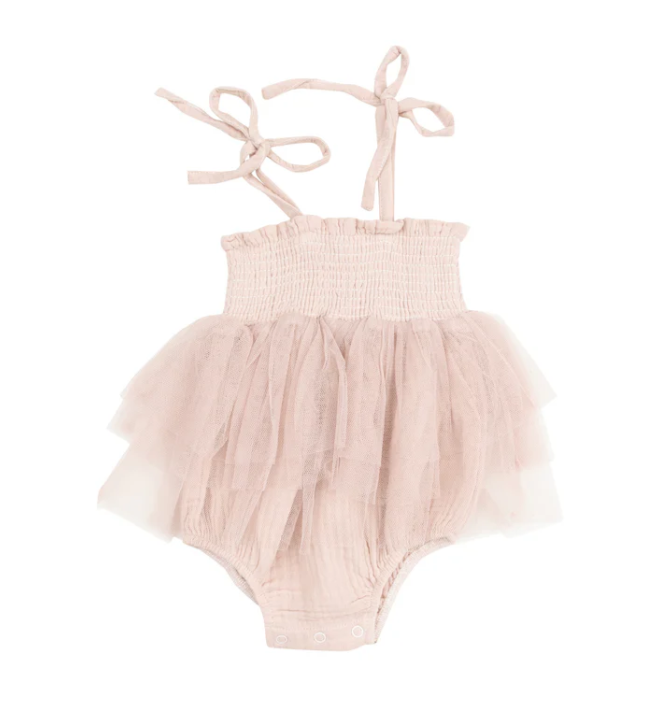 Tutu Bubble - Solid Muslin Rose Smoke