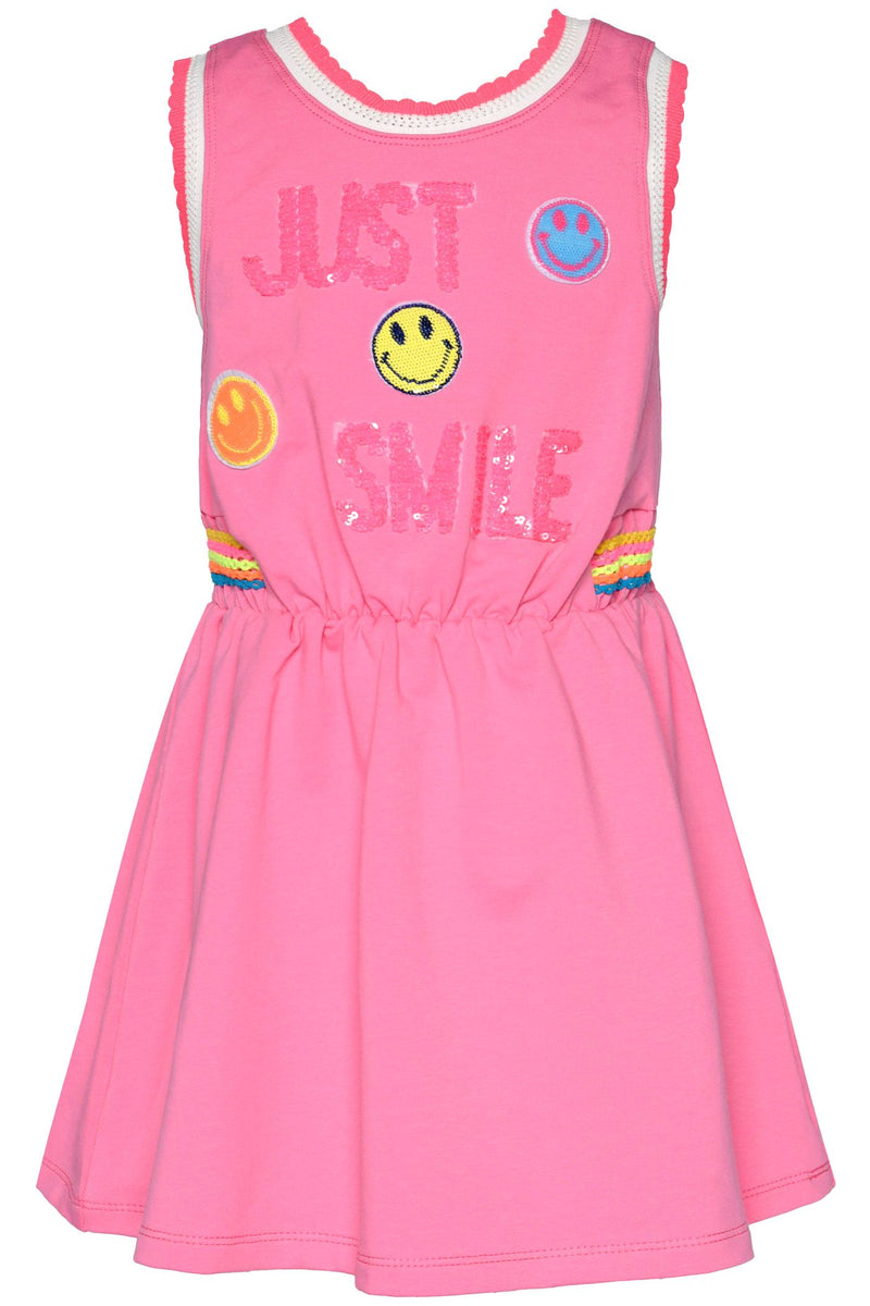 Smile Dress- Hot Pink