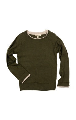Jackson Roll Neck Sweater- Olive