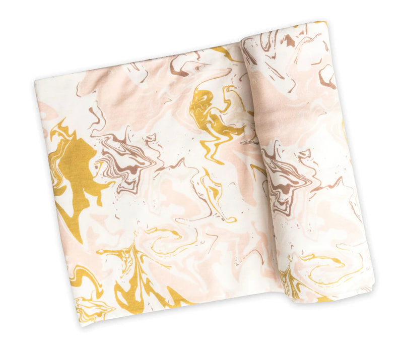 Swaddle Blanket - Marble Pink