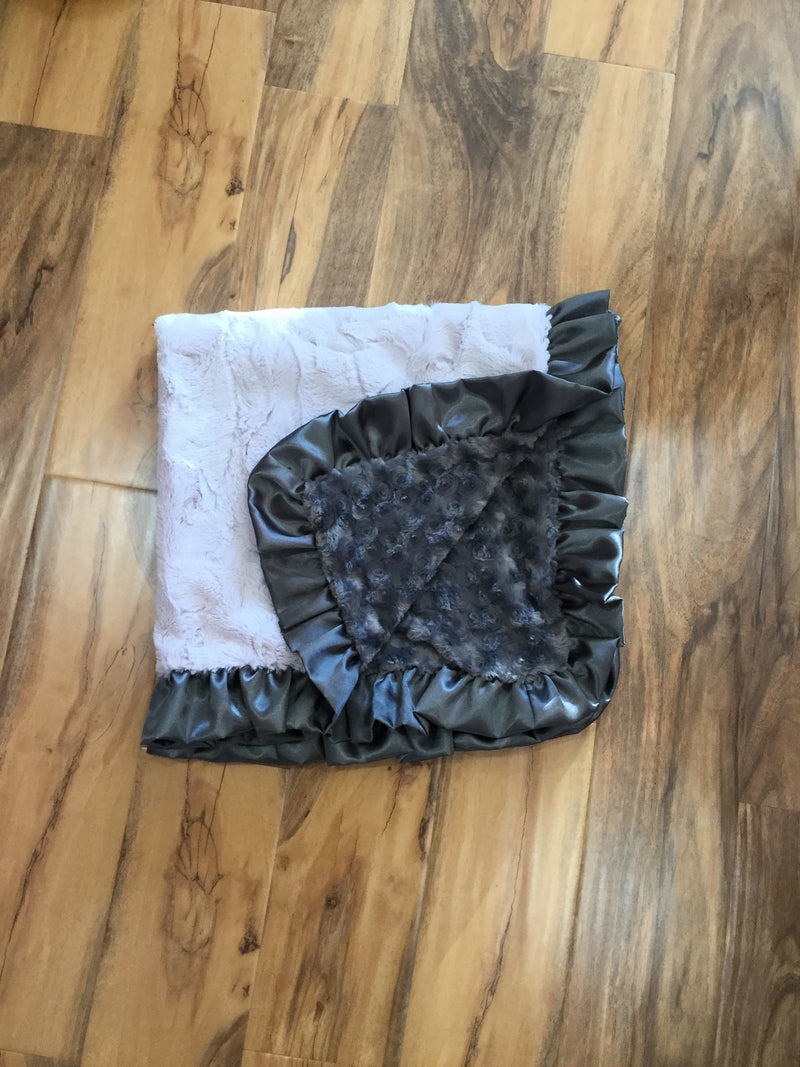 Luxe Blanket - Roxy Charcoal
