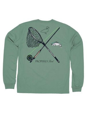 L/S Tee Trout Fishing- Ivy