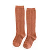 Cable Knit Knee Highs- Marmalade