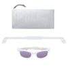 NEW Polarized WeeFarers Sunglasses- White/ Purple